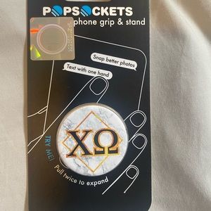 Brand new in package! Chi Omega Pop Socket!